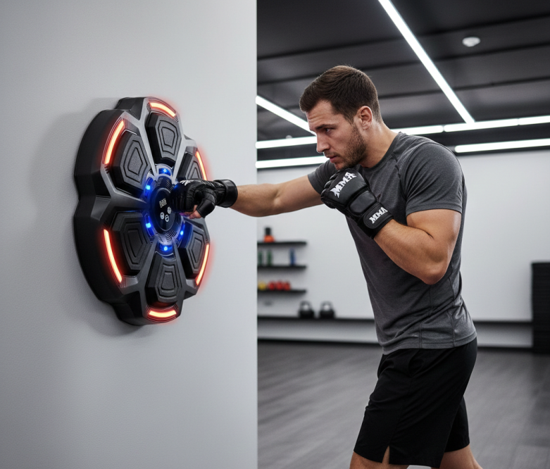 Punch Block Exercise Machine PHYLOKS Wall-Mounted Music Boxing Machine
